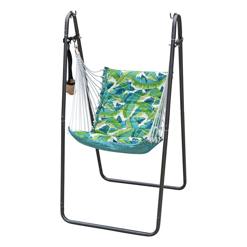 Algoma Soft Comfort Cushion Hanging Swing Chair and Stand image number 16