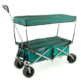 Creative Wagon All-Terrain Deluxe Collapsible Wagon w/ Cooler Rack