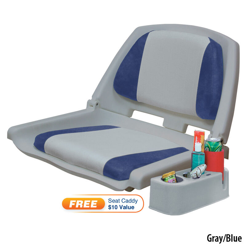 Wise Folding Boat Seat With Caddy, Padded image number 7