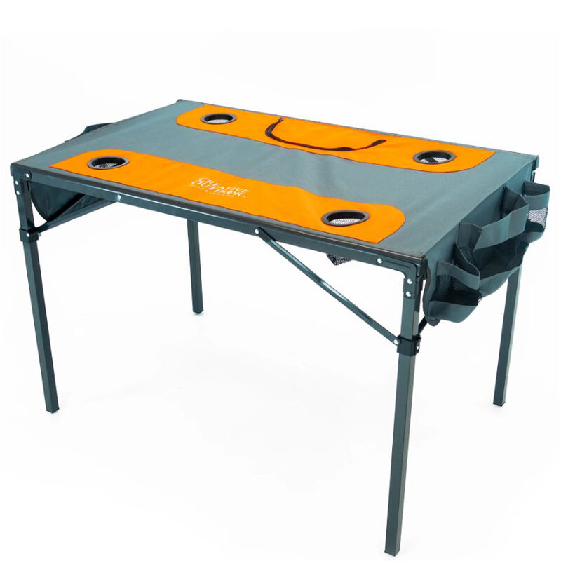 Creative Outdoor Folding Table with Built-In Cooler image number 1