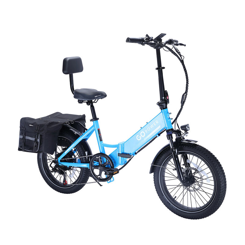 GOPowerBike GOCRUISER V2 FOLDING ELECTRIC BIKE, Blue image number 2