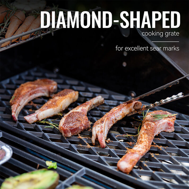 Royal Gourmet 6-Burner Propane Gas Grill with Side Burner and Sear Burner image number 11