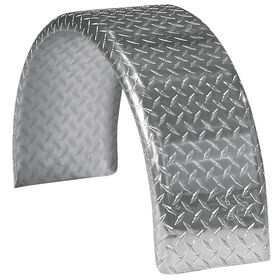 Smith Round Trailer Aluminum Tread Plate Fender for 14" Tire