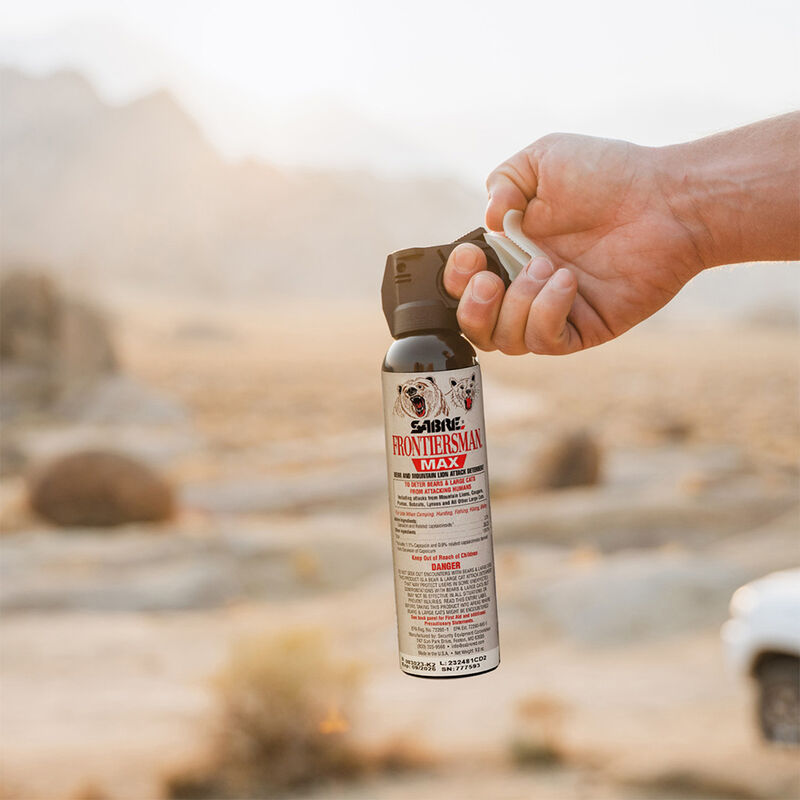 SABRE Frontiersman Max 9.2-oz. Bear Spray and Mountain Lion Spray with 3-in-1 Holster image number 7