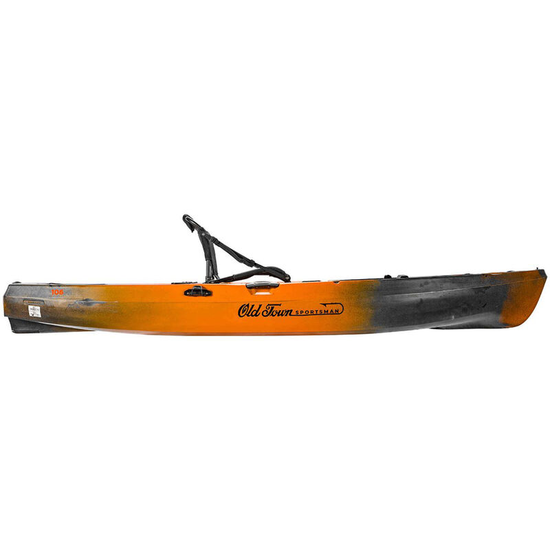 Old Town Sportsman 106 Paddle Kayak, Ember Camo image number 3