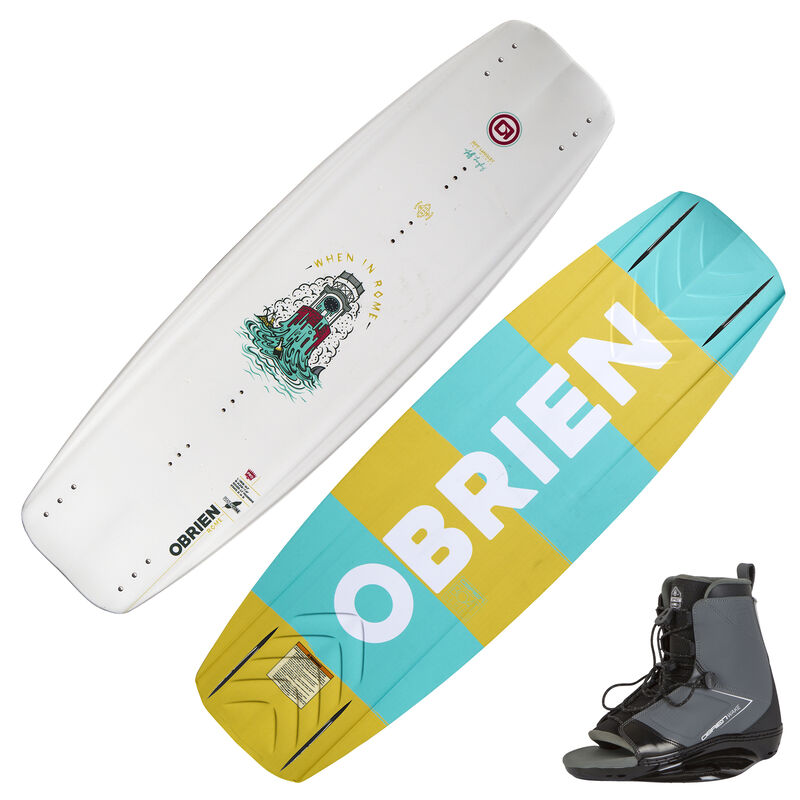 O'Brien Rome Wakeboard With Link Bindings image number 1