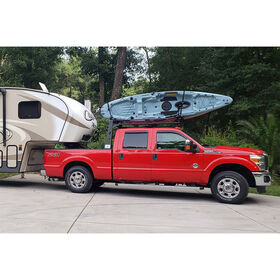 U.S. Rack 1999-2024 Ford Super Duty Fifth Wheel 6' Over-Cab Rack, With Crossbar, Without Deck