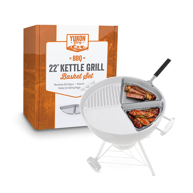 Yukon Glory 22" Kettle Grill Basket Set image number 2