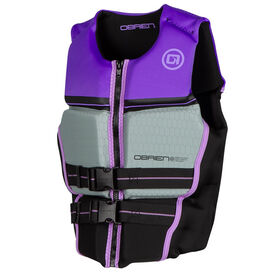 O'Brien Junior V-Back Life Jacket, Purple/Gray