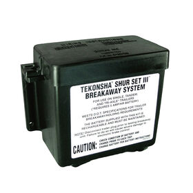 Tekonsha Breakaway Battery Box, All Polymer Lockable