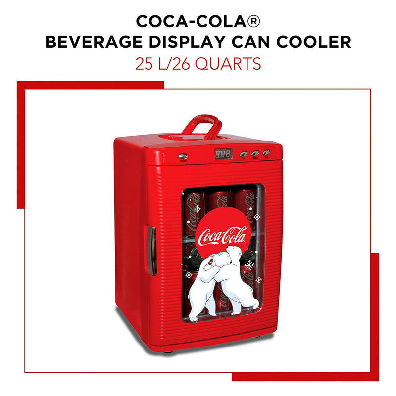 Koolatron 28 Can Coca Cola Beverage Display Mini Fridge Cooler/Warmer image number 6