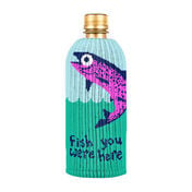 FREAKer Fish You Were Here Fabric Drink Sleeve