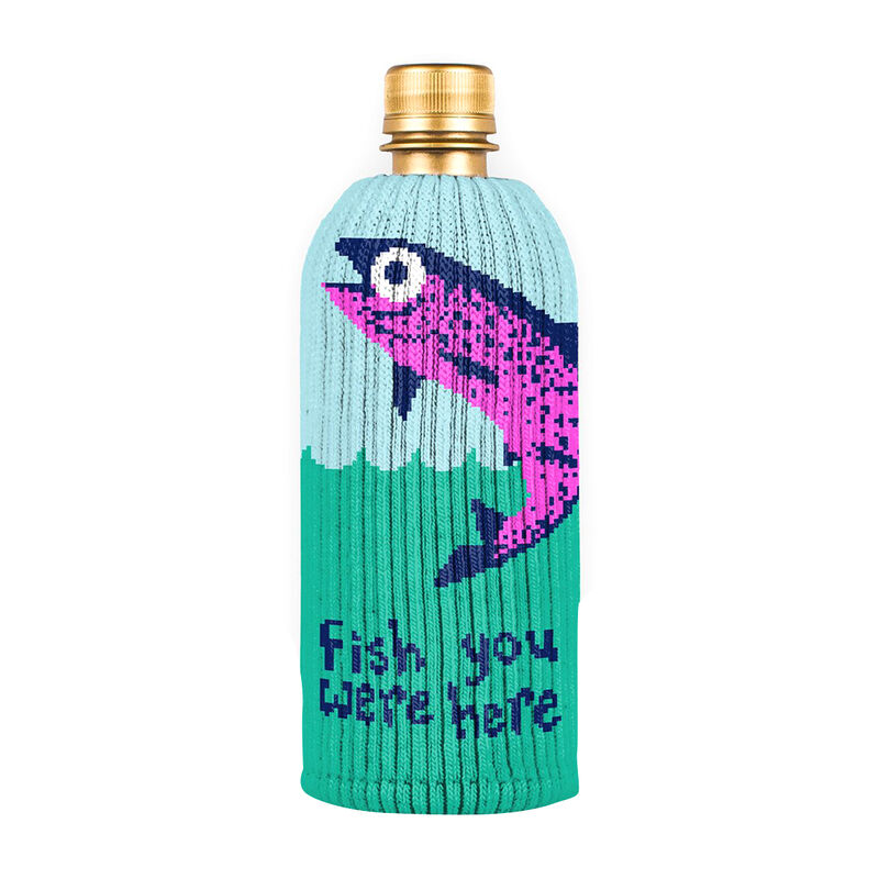 FREAKer Fish You Were Here Fabric Drink Sleeve image number 1