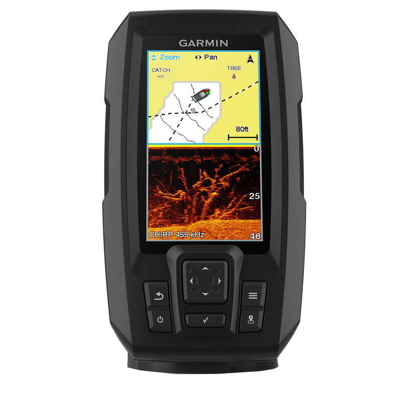 Garmin Striker Plus 4cv GPS Fishfinder with Quickdraw Contours Mapping Software image number 1