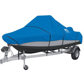Classic Accessories Stellex Trailerable Center Console Boat Cover, Fits 20'-22'L, 106"W Boats