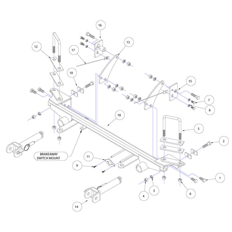 Roadmaster Direct-Connect Baseplate Kit, 2017-2019 Kia Soul (522115-5)