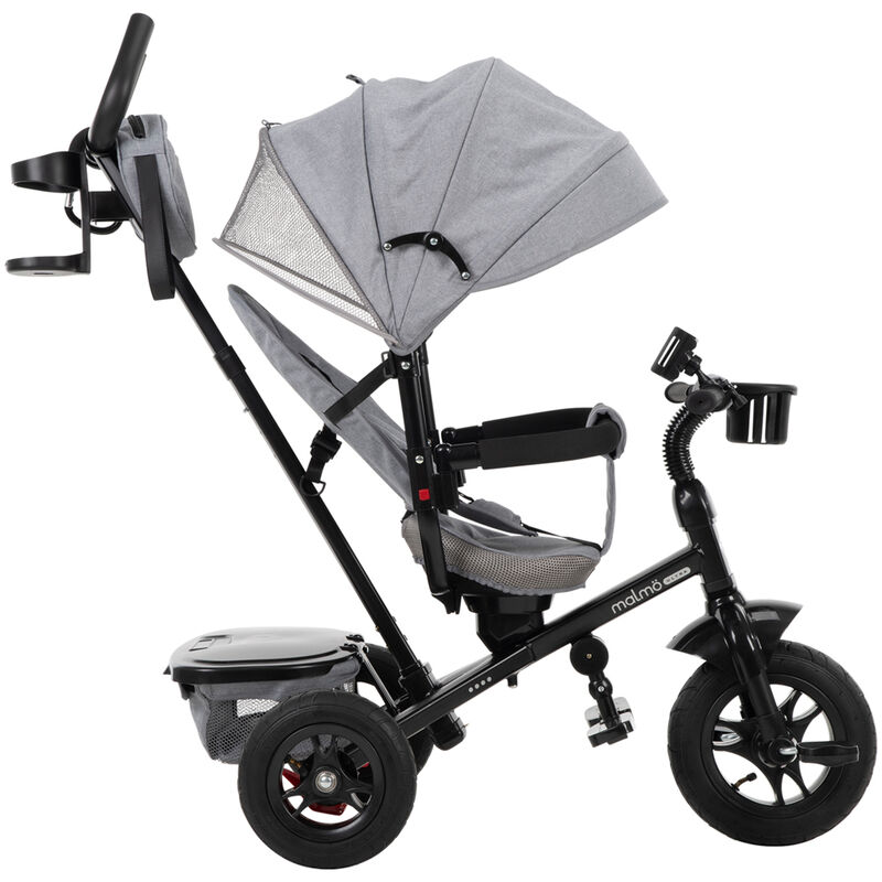 Huffy Malmo Ultra 4-in-1 Canopy Tricycle with Push Handle image number 1