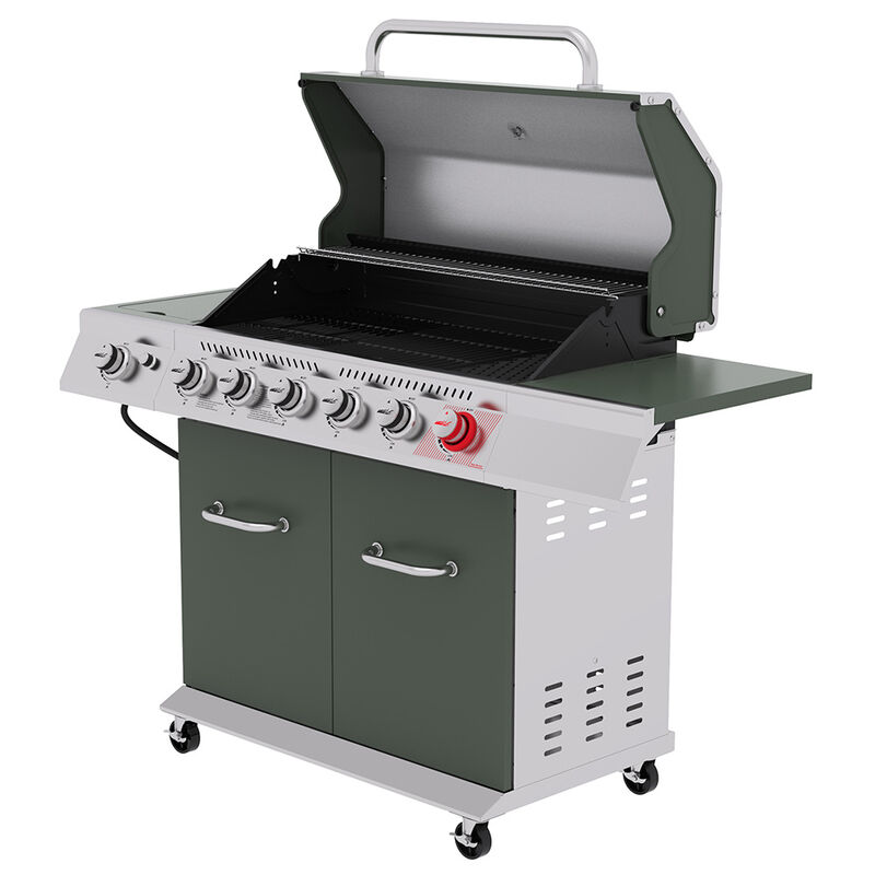 Royal Gourmet 6-Burner Propane Gas Grill with Side Burner and Sear Burner image number 12