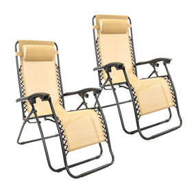 Zero Gravity Mesh Recliner 2-Pack