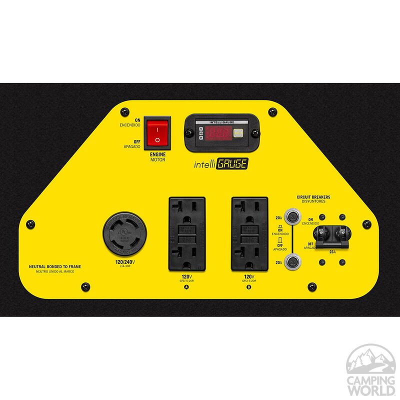 Champion 5500 Watt Dual Fuel RV Ready Portable Generator with Wheel Kit image number 2