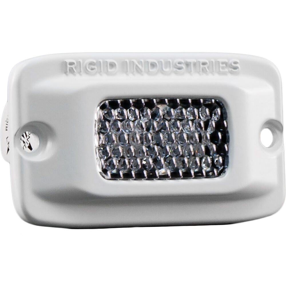 Rigid Industries Marine SRM White LED Diffused Spreader Light, Flush