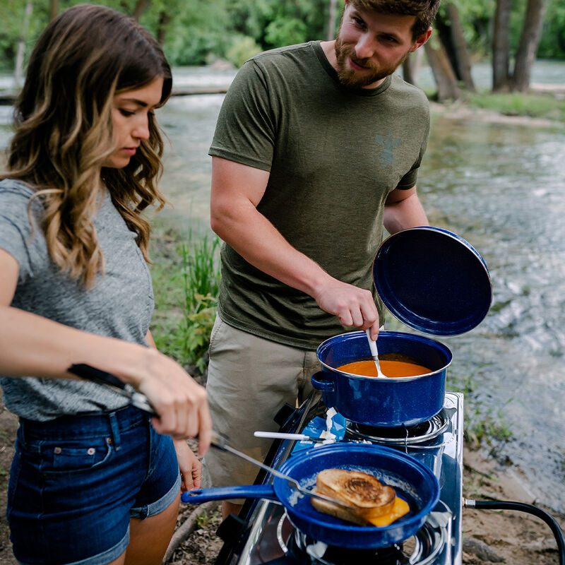 Stansport Enamel 5-Quart Cook Pot with Lid image number 7