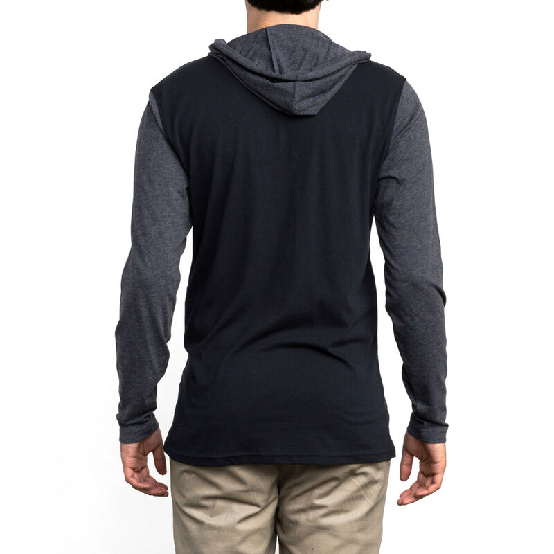 RVCA Men's Pick Up Hooded Knit Long-Sleeve Tee image number 7