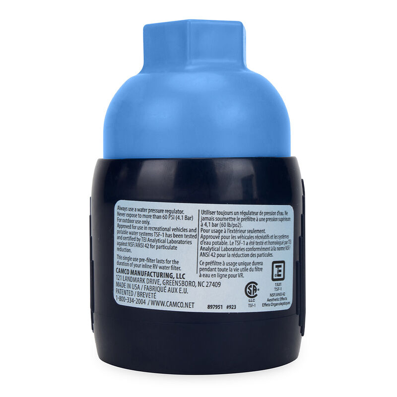 Camco Tastepure RV Sediment Pre-Filter Water Filtration image number 8
