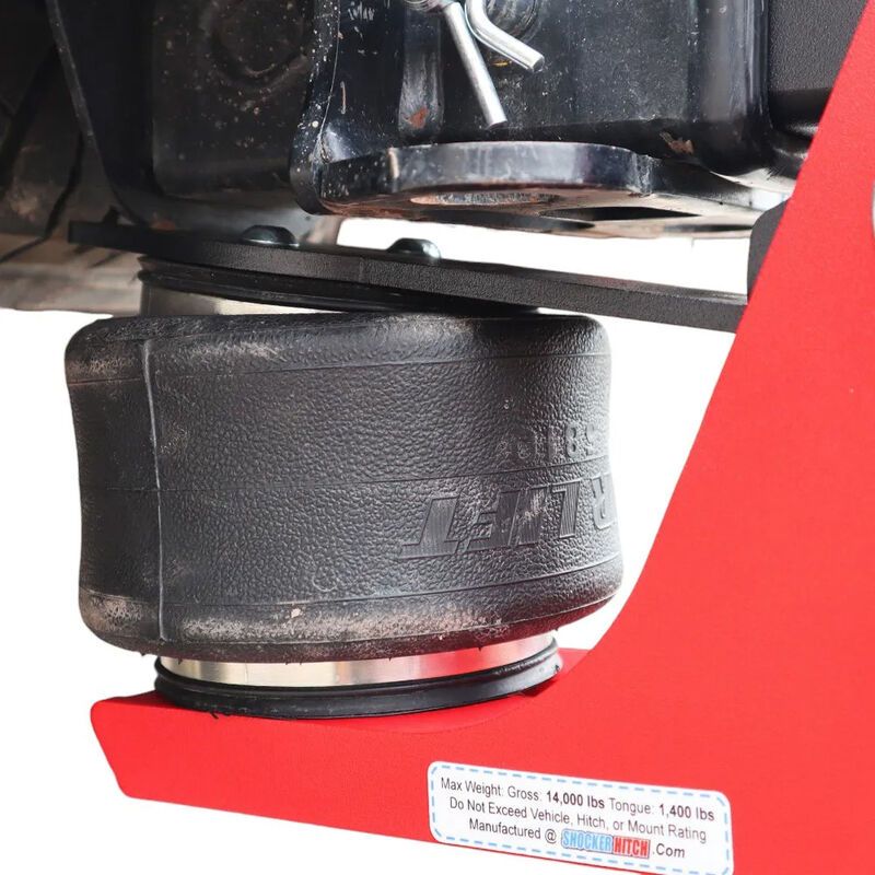 Shocker Hitch Sway Control Air Ride Receiver Hitch, Fits 2" Hitch, Combo 2" and 2-5/16" Chrome Balls image number 14