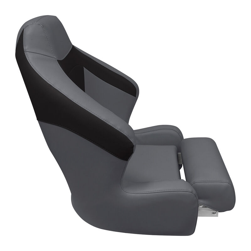 Wise Premier Pontoon XL Bucket Seat with Flip-Up Bolster image number 4
