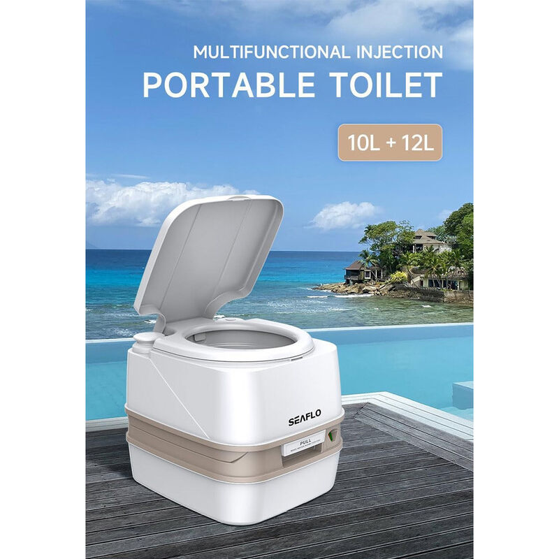 SEAFLO 3.2 Gallon (12L) Premium Portable Travel Toilet image number 4