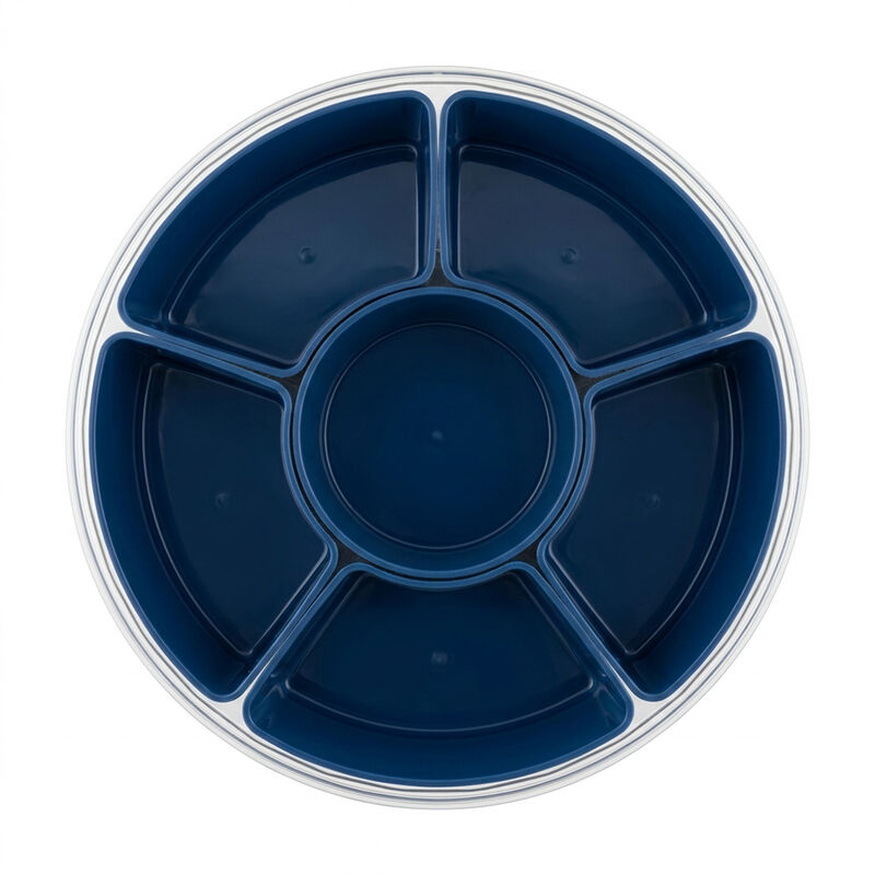 Enchante Rotating Round Snack Serving Box for Camping & RV image number 4