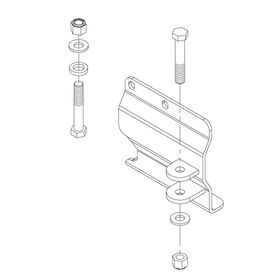 Roadmaster ECB7 Exact Center Mounting Bracket&mdash;RAM 2500/2500 & Ford E350
