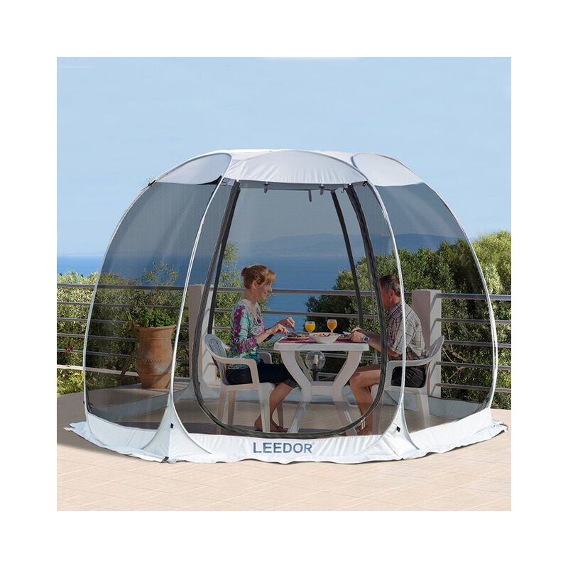 Leedor Pop-Up Screen House Tent, 10' x 10', Gray image number 7
