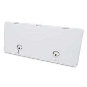 Sure-Seal 13" x 24" Access Hatch, Locking, Polar White