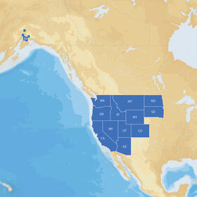 Navionics Hot Maps Platinum Cartography, West
