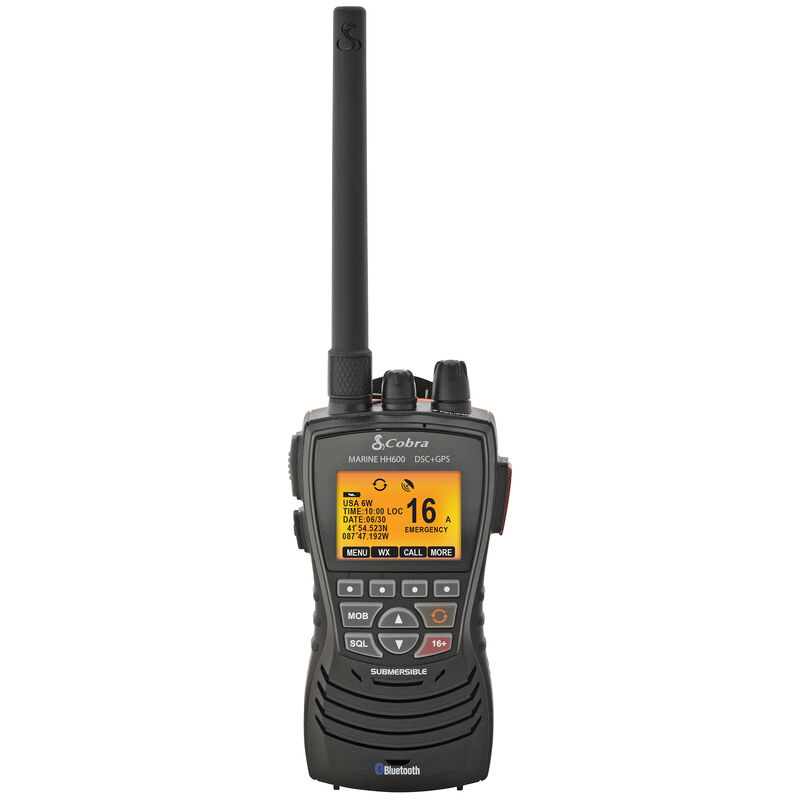 Cobra MR HH600 FLT GPS BT Floating Handheld VHF Radio w/GPS And Bluetooth image number 3