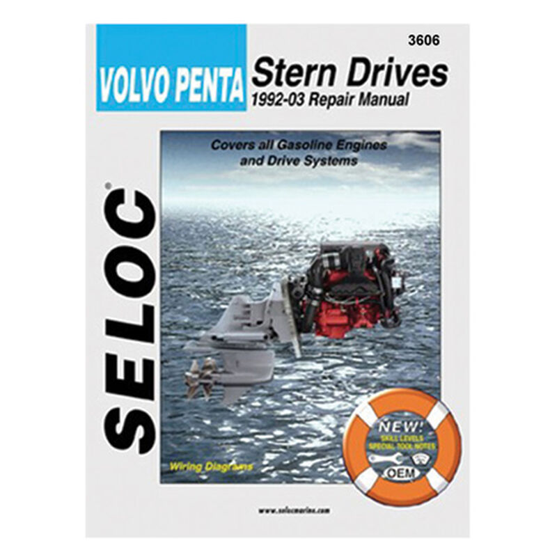 Seloc Marine Stern Drive & Inboard Repair Manual for Volvo/Penta '92 - '02 image number 1
