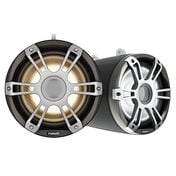 Fusion Signature Series 3i Marine Wake Tower Speakers - 8.8" - Black