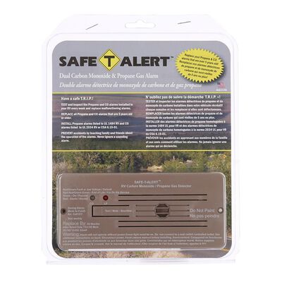 Safe-T-Alert 35 Series Flush Mount Dual LP & Carbon Monoxide Alarm, Brown