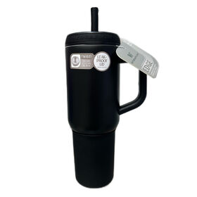 Hydraflow 40oz Edge Waterbottle with Side Handle - Black