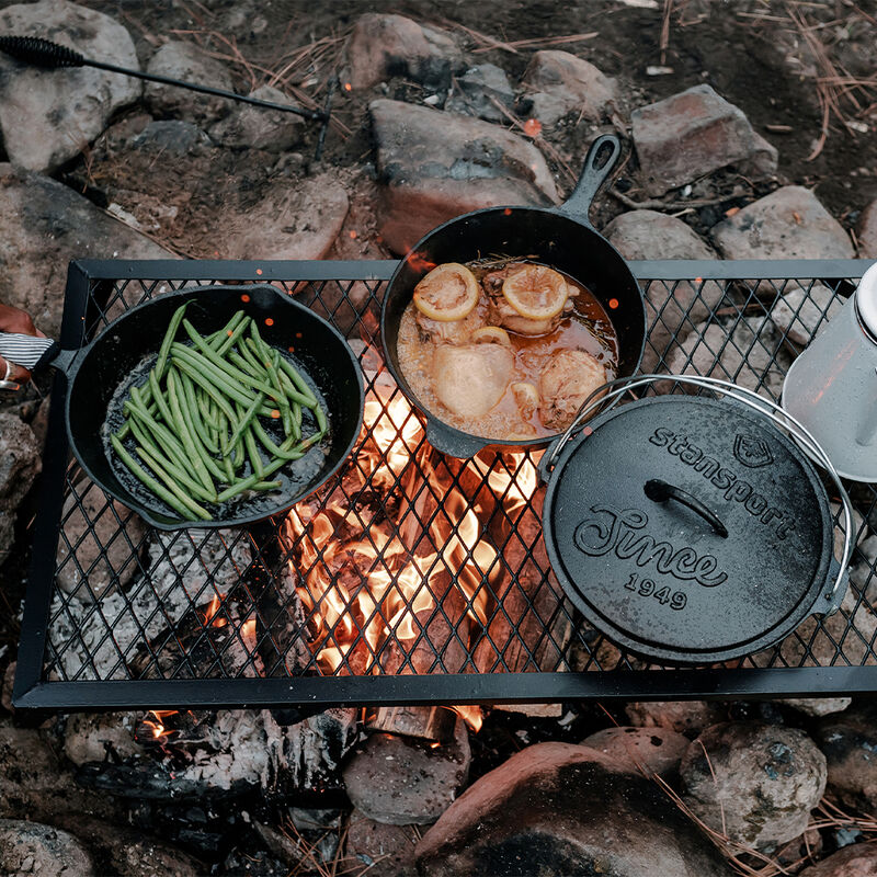 Stansport Pre-Seasoned Cast Iron 6-Piece Cook Set image number 10