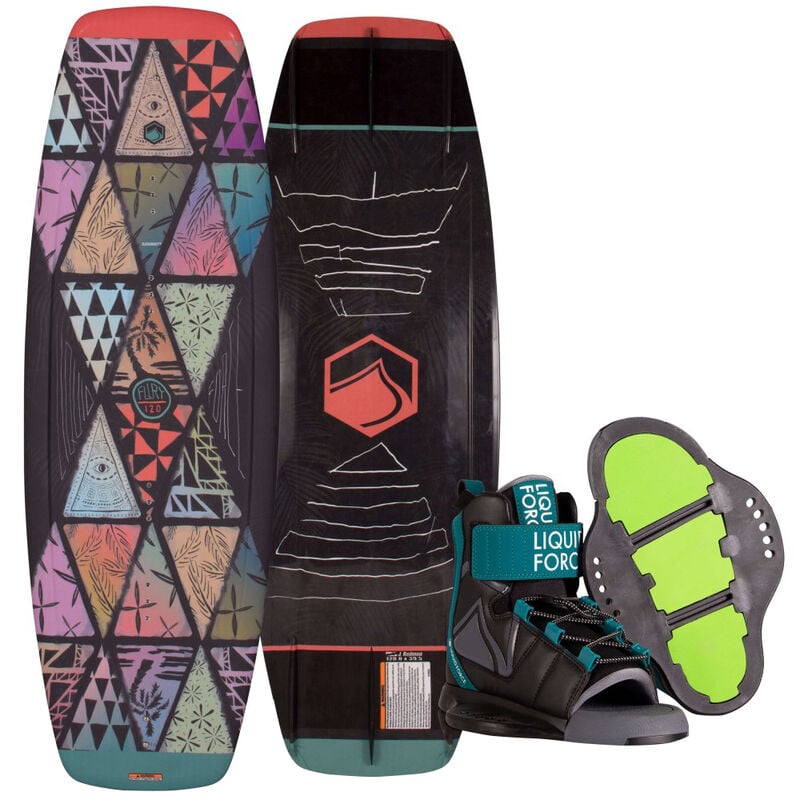 Liquid Force Fury Wakeboard With Rant Bindings image number 1
