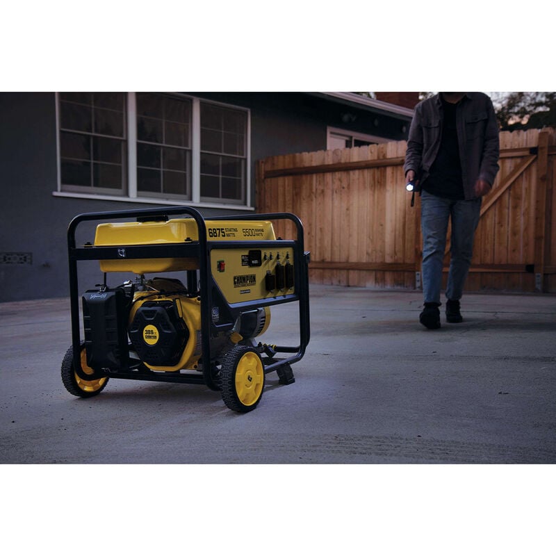 Champion 5500-Watt Portable Generator with CO Shield image number 6