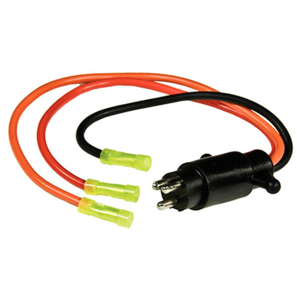 Sierra 10Gauge Trolling Motor Plug And Socket, Male 3Prong Overton's