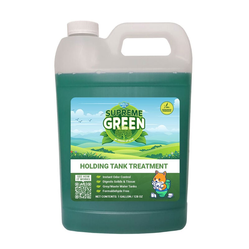 Travel Jon Supreme Green RV Holding Tank Deodorant - Gallon