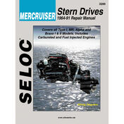 Seloc Marine Stern Drive & Inboard Repair Manual for Mercruiser '64 - '91