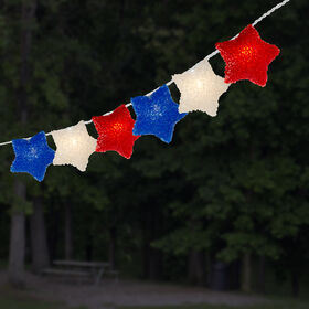 Red, White, and Blue Stars Mini Light Set