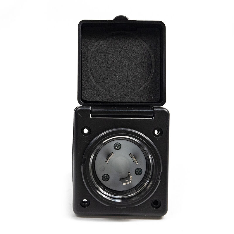 Electric World 30A RV Inlet in Black, ETL Certified Twist-Lock  image number 2