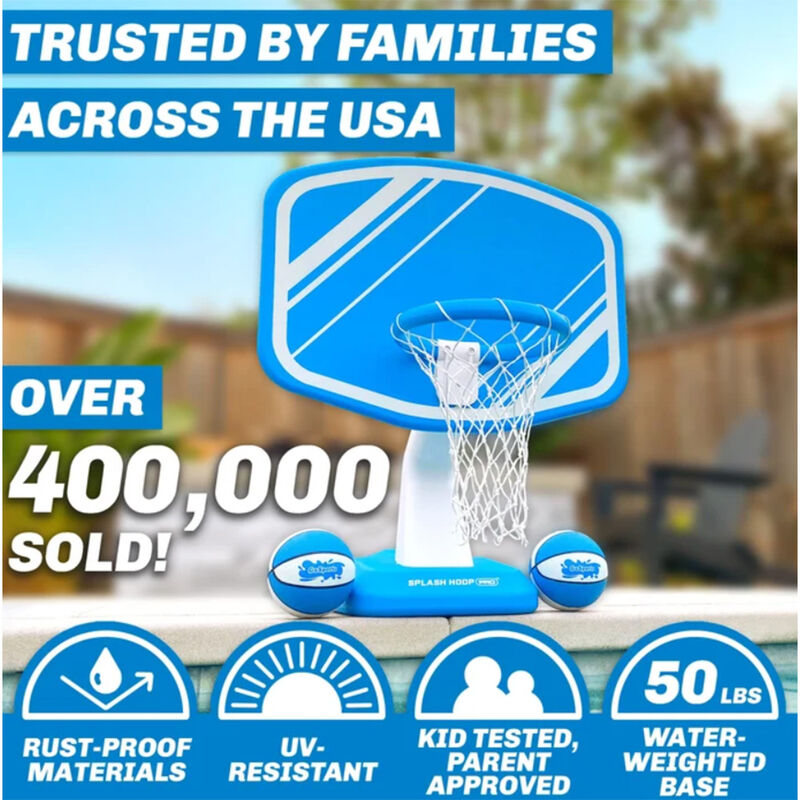 GoSports Splash Hoop PRO Pool Basketball Game image number 3